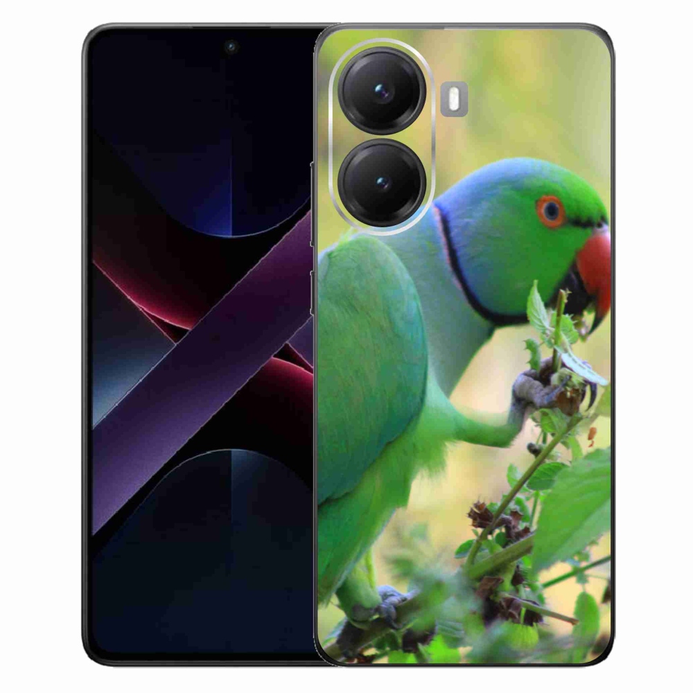 Gél borítás mmCase a Xiaomi Poco X7 Pro 5G számára - parrot alexandr