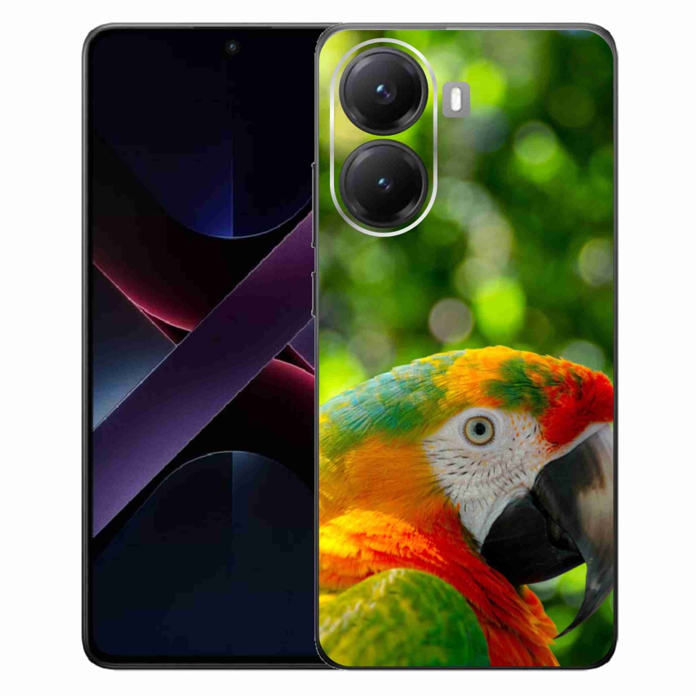 Gél borítás mmCase a Xiaomi Poco X7 Pro 5G számára - parrot ara 3
