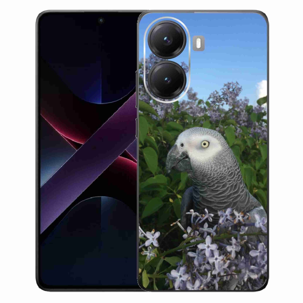 Gél borítás mmCase a Xiaomi Poco X7 Pro 5G számára - papagáj jacco