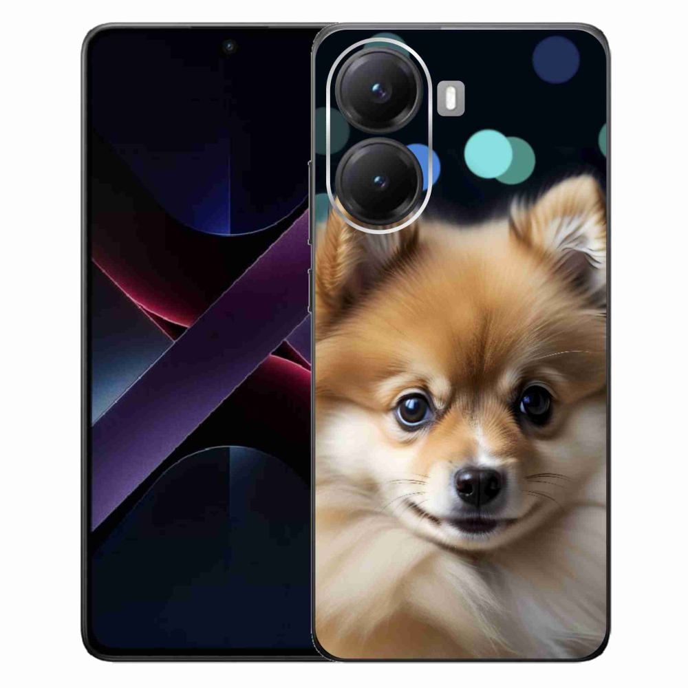 Gél borítás mmCase a Xiaomi Poco X7 Pro 5G számára - aranyos pomerániai állat