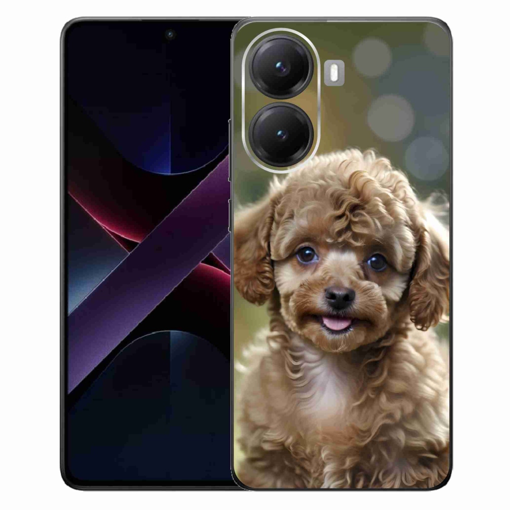 Gél borítás mmCase a Xiaomi Poco X7 Pro 5G számára - aranyos uszkár