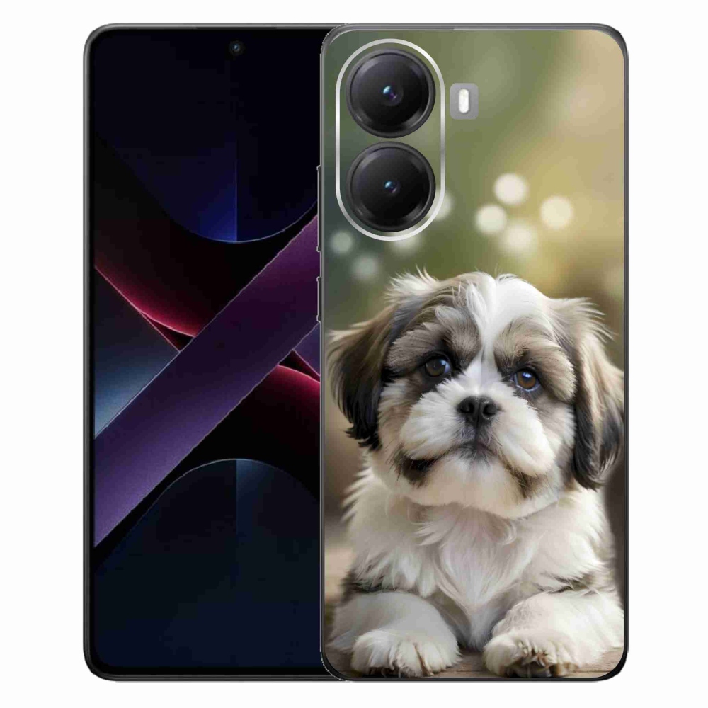 Gél borítás mmCase a Xiaomi Poco X7 Pro 5G számára - aranyos shih-tzu