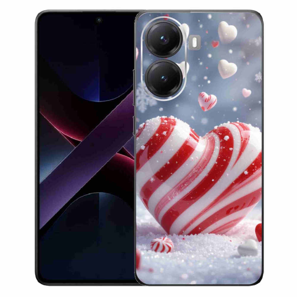 Gél borítás mmCase a Xiaomi Poco X7 Pro 5G-hez - édes szívecske