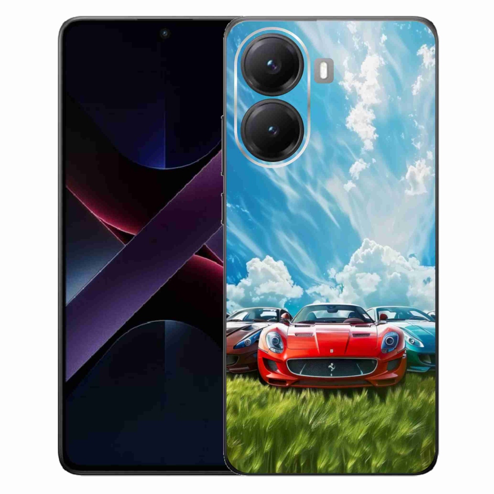 Gél borítás mmCase a Xiaomi Poco X7 Pro 5G számára - sportkocsik