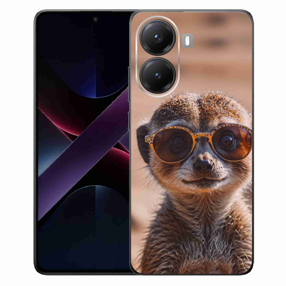 Gél borítás mmCase a Xiaomi Poco X7 Pro 5G számára - stílusos surikata