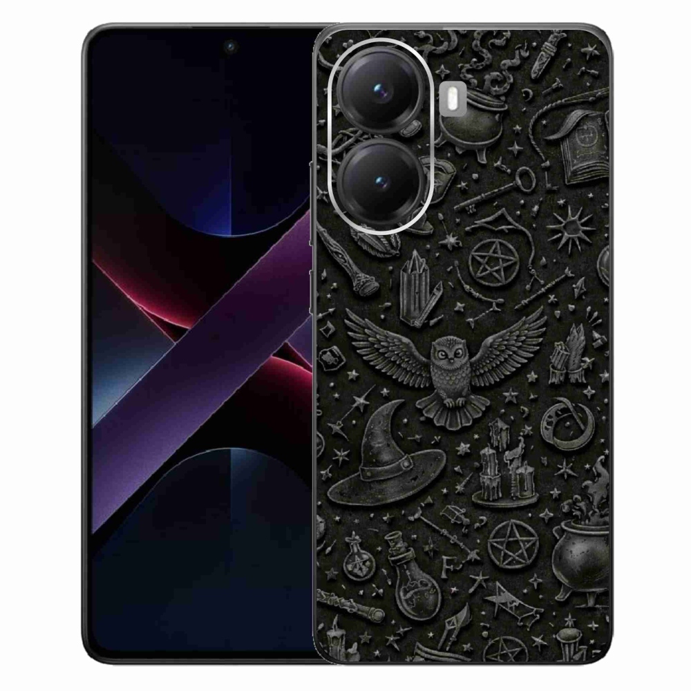 Gél borító mmCase a Xiaomi Poco X7 Pro 5G számára - sötét varázslatos világ
