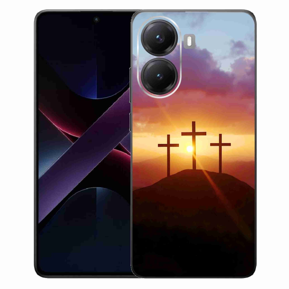 Gél borítás mmCase a Xiaomi Poco X7 Pro 5G számára - három kereszt