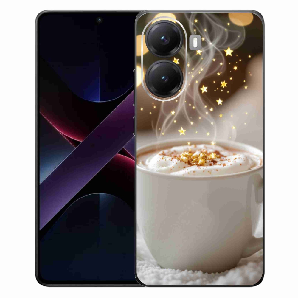 Gél borítás mmCase a Xiaomi Poco X7 Pro 5G számára - Karácsonyi forró ital