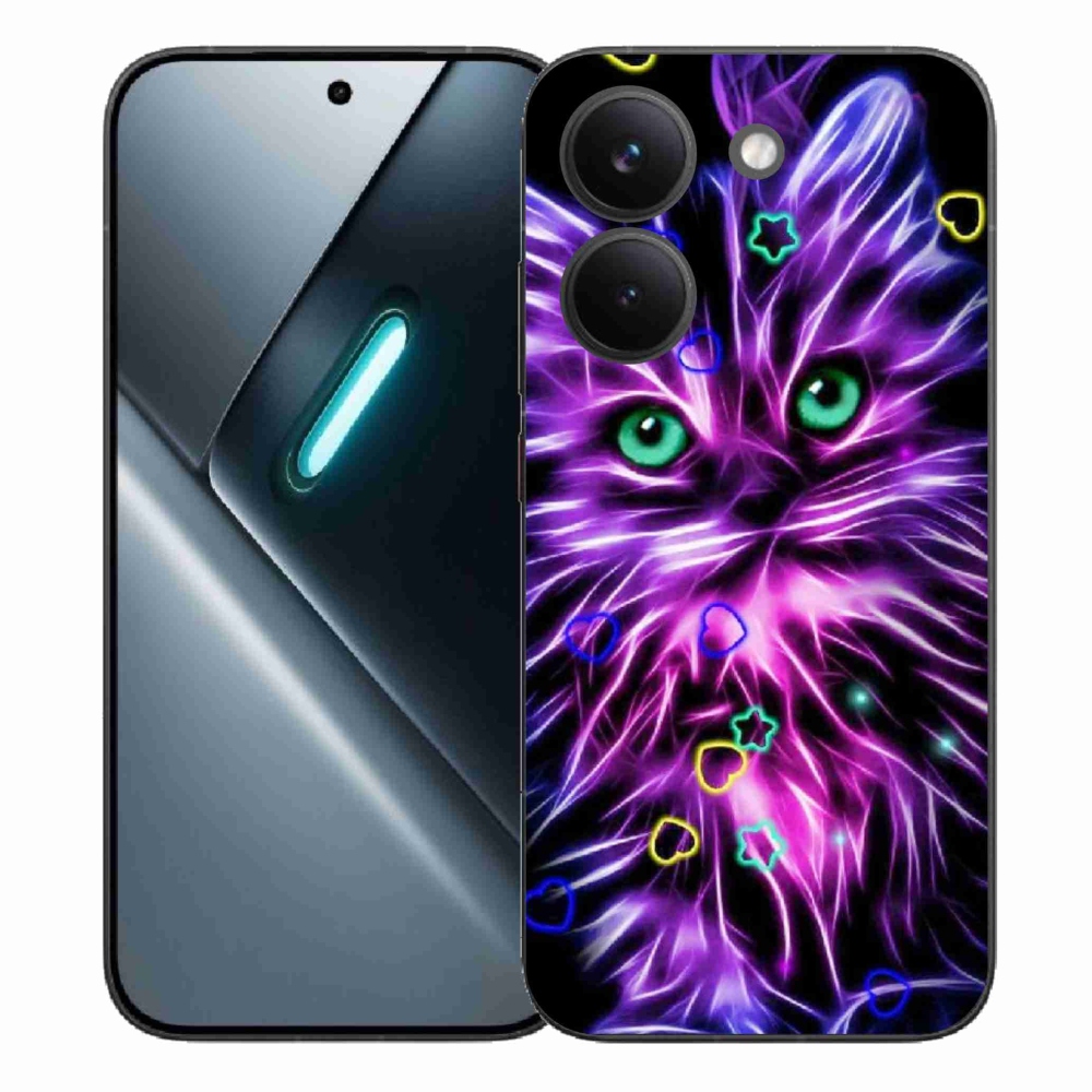 Gél borítás mmCase a Xiaomi Poco X8 Pro számára - absztrakt macska