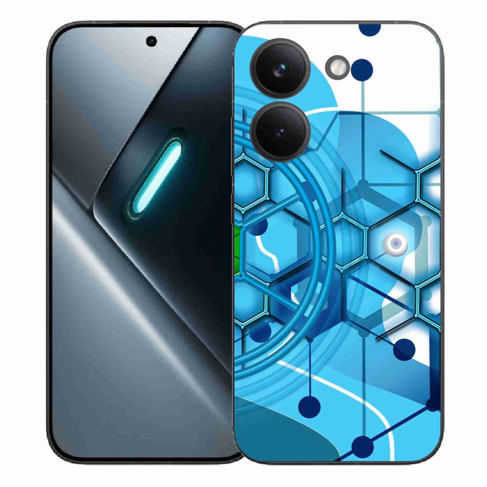 Gél borítás mmCase a Xiaomi Poco X8 Pro számára - absztrakt minta 2