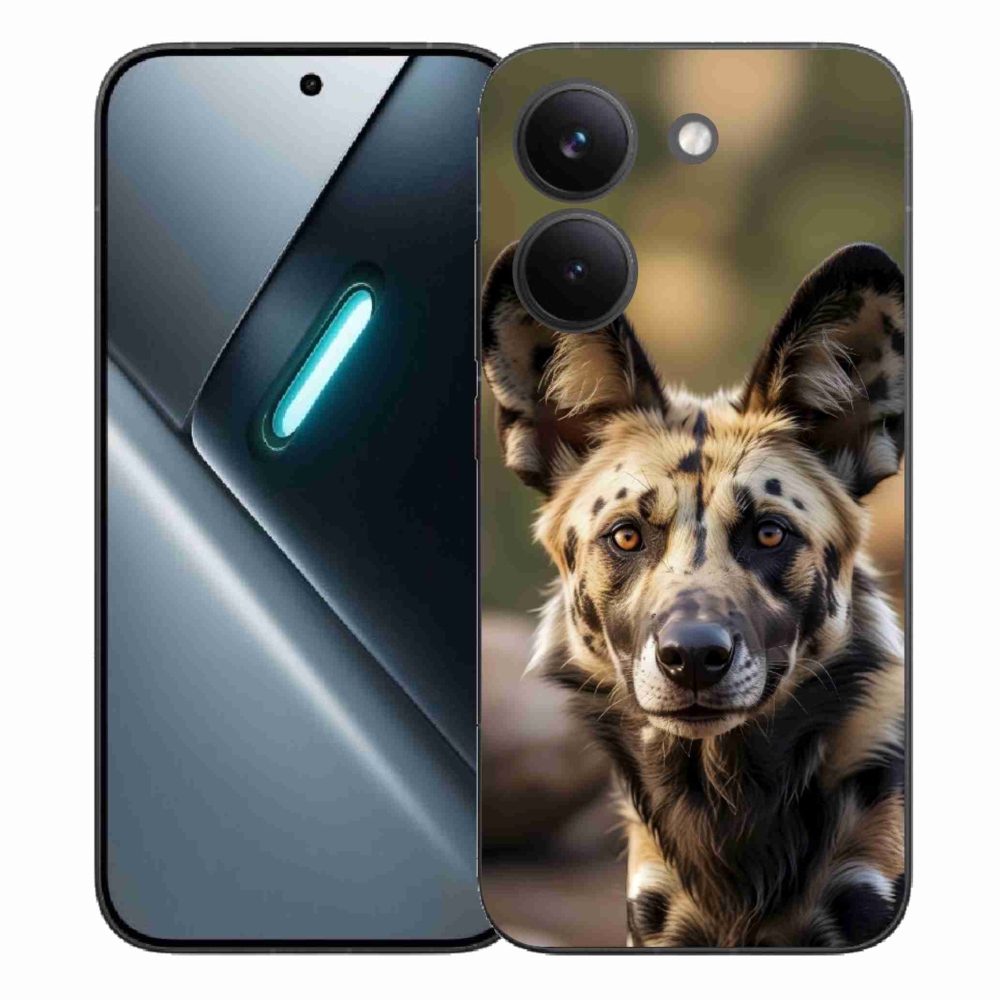Gél borítás mmCase a Xiaomi Poco X8 Pro készülékhez - afrikai vadkutya