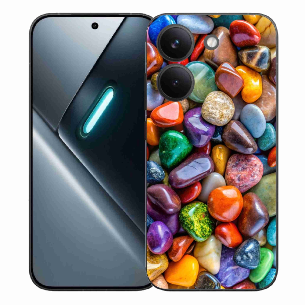 Gél borítás mmCase a Xiaomi Poco X8 Pro számára - színes strasszkövek