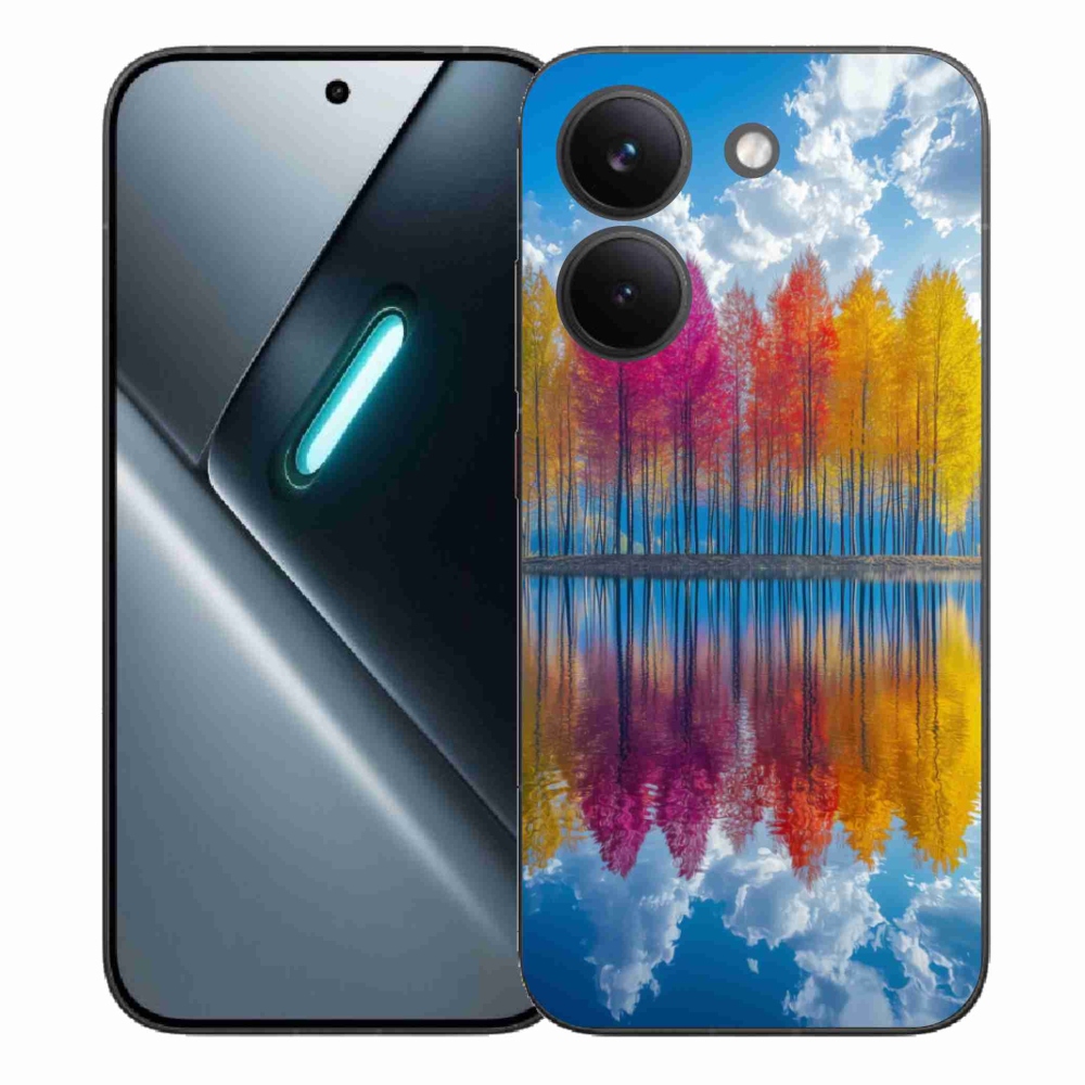 Gél borítás mmCase a Xiaomi Poco X8 Pro számára - színes fák