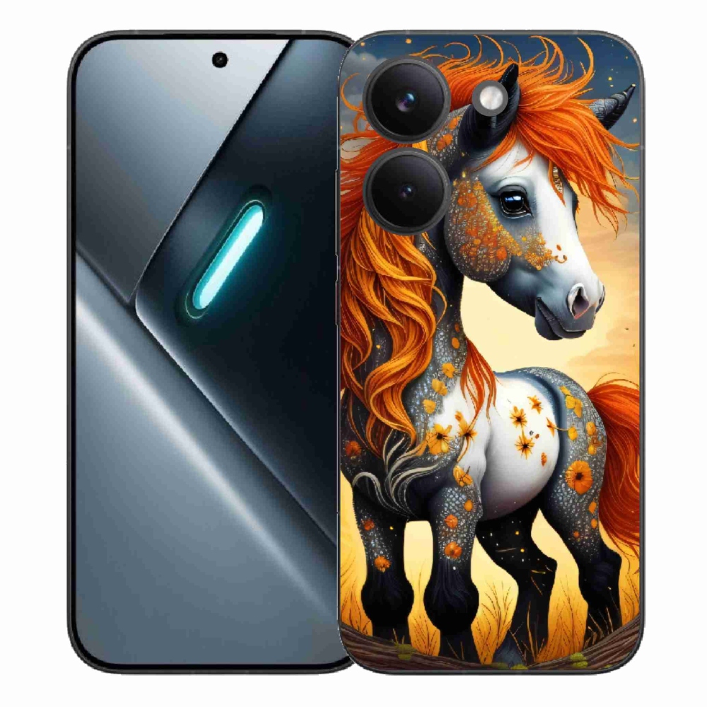 Gél borítás mmCase a Xiaomi Poco X8 Pro számára - színes póni