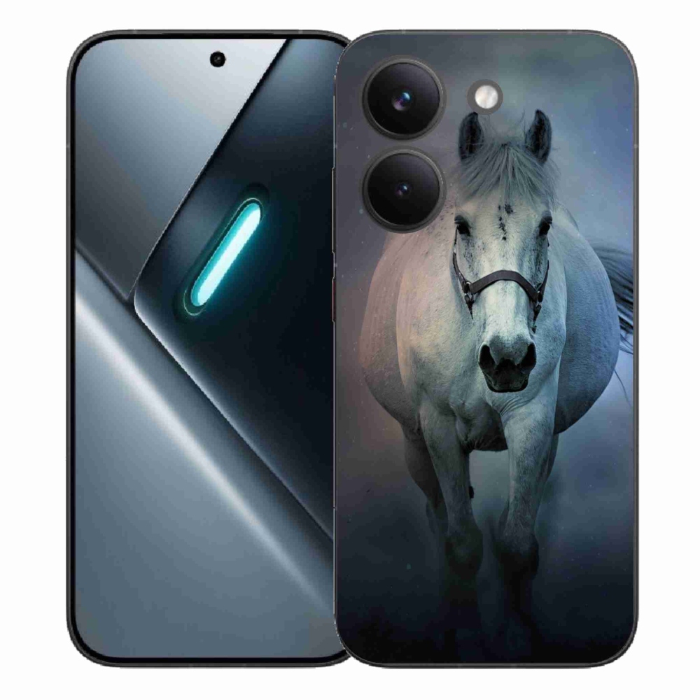 Gél borítás mmCase a Xiaomi Poco X8 Pro számára - futó fehér ló