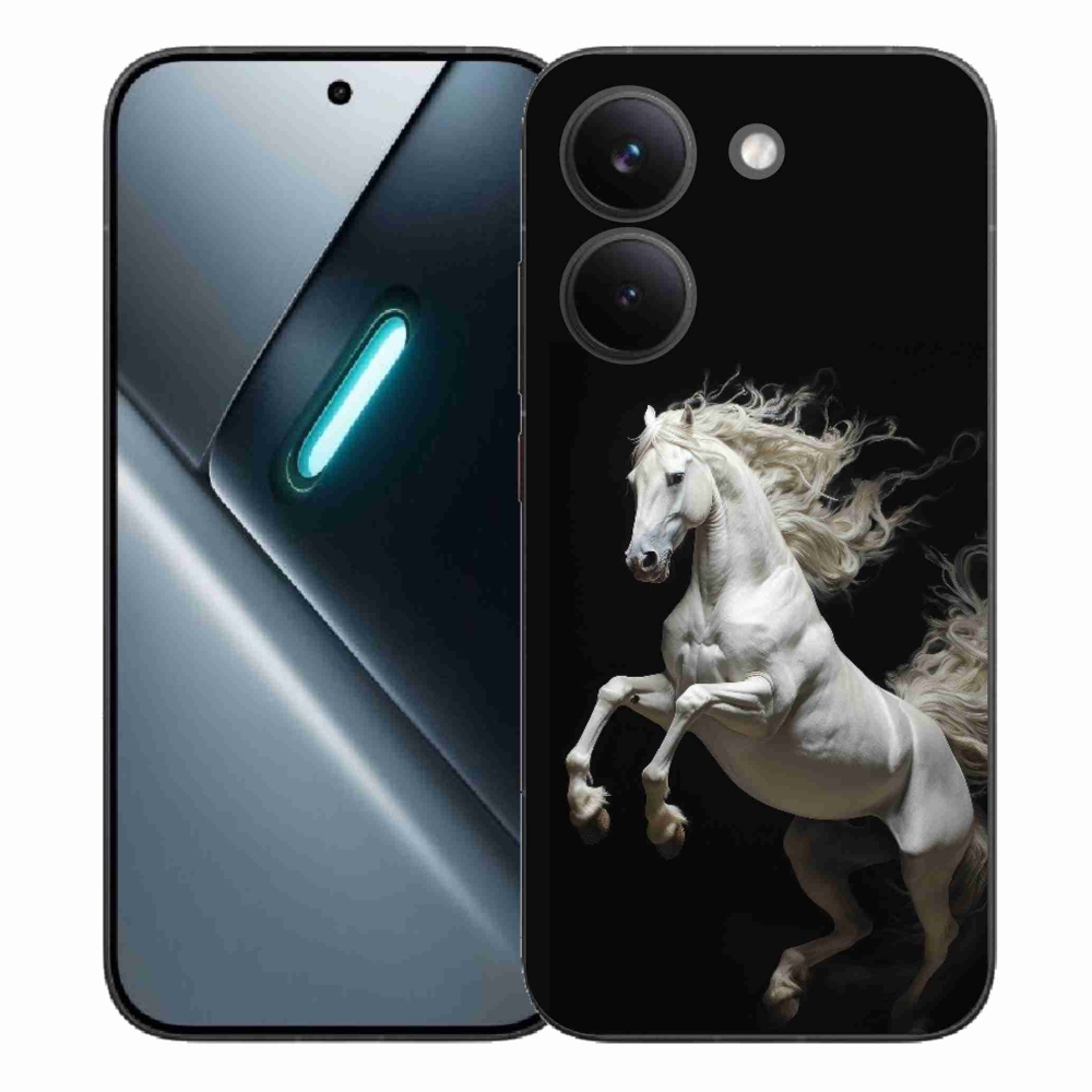 Gél borítás mmCase a Xiaomi Poco X8 Pro számára - fehér ló 4