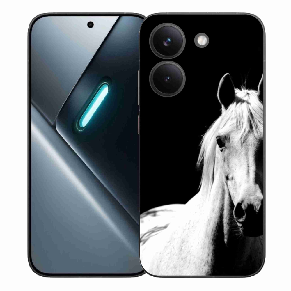 Gél borítás mmCase a Xiaomi Poco X8 Pro számára - fehér ló 5