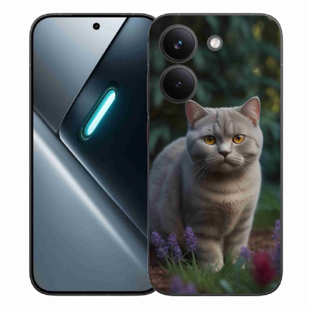 Gél borítás mmCase a Xiaomi Poco X8 Pro számára - brit macska