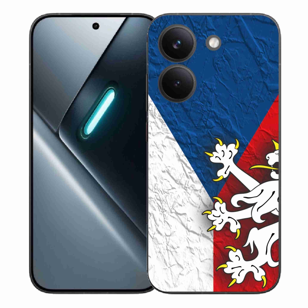 Gél borítás mmCase a Xiaomi Poco X8 Pro számára - cseh zászló 1