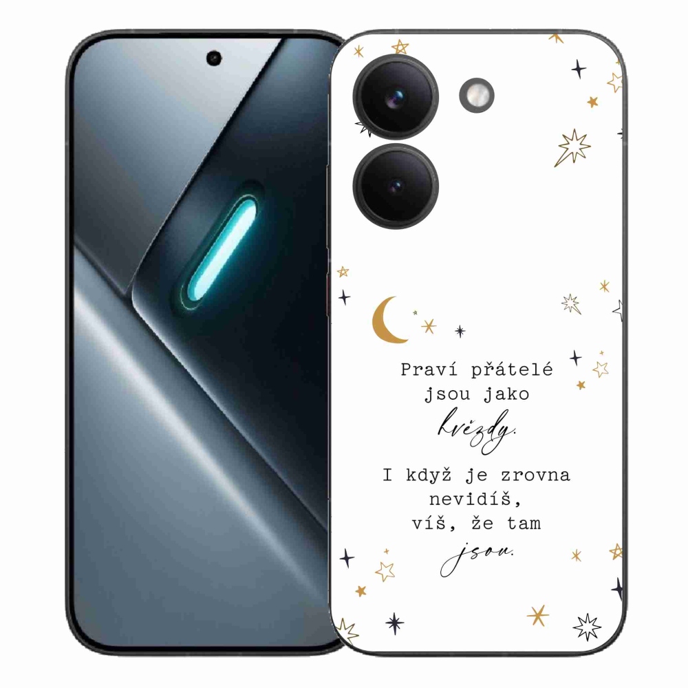 Gél borítás mmCase a Xiaomi Poco X8 Pro számára - idézem 6 fehér háttér