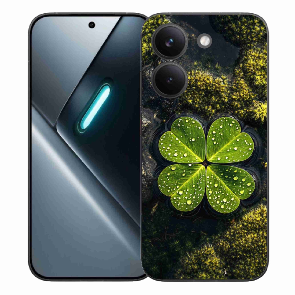 Gél borítás mmCase a Xiaomi Poco X8 Pro számára - négylevelű lóhere