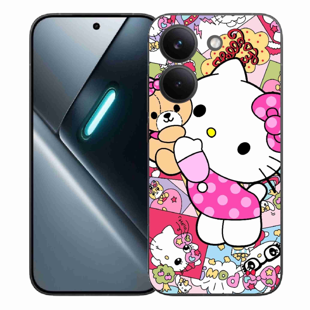 Gél borítás mmCase a Xiaomi Poco X8 Pro számára - aranyos cica