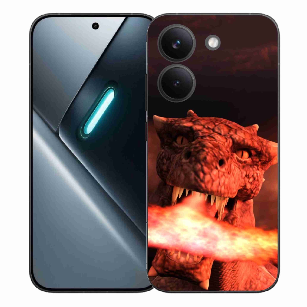 Gél borítás mmCase a Xiaomi Poco X8 Pro számára - sárkány