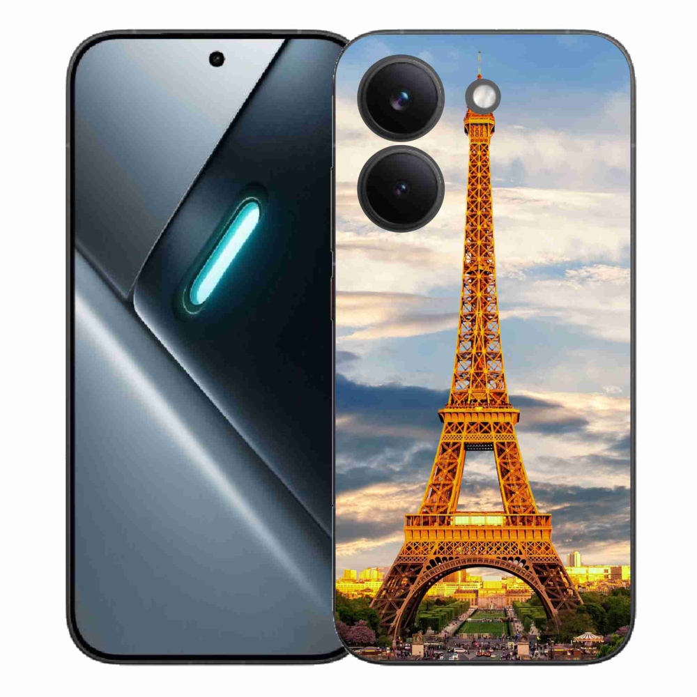 Gél borítás mmCase a Xiaomi Poco X8 Pro számára - eiffel torony 3