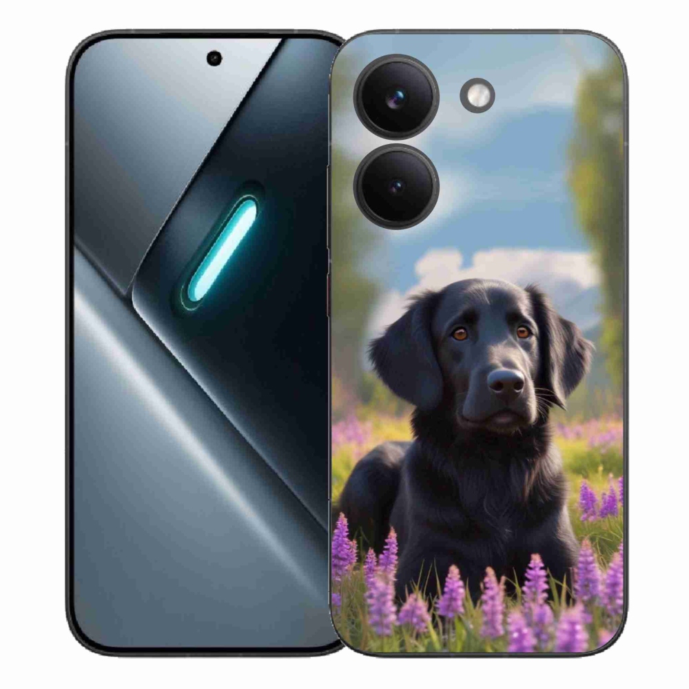 Gél borítás mmCase a Xiaomi Poco X8 Pro készülékhez - elegáns fekete retriever