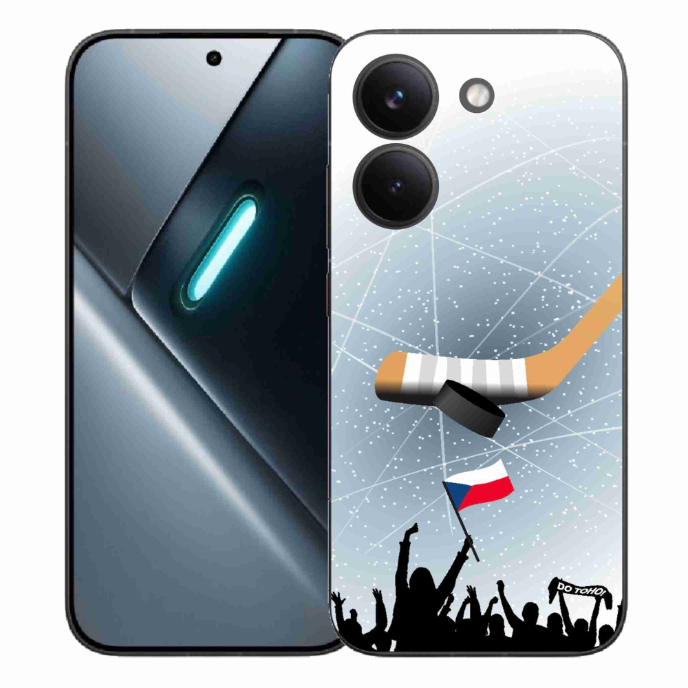 Gél borítás mmCase a Xiaomi Poco X8 Pro számára - hoki szurkolóknak