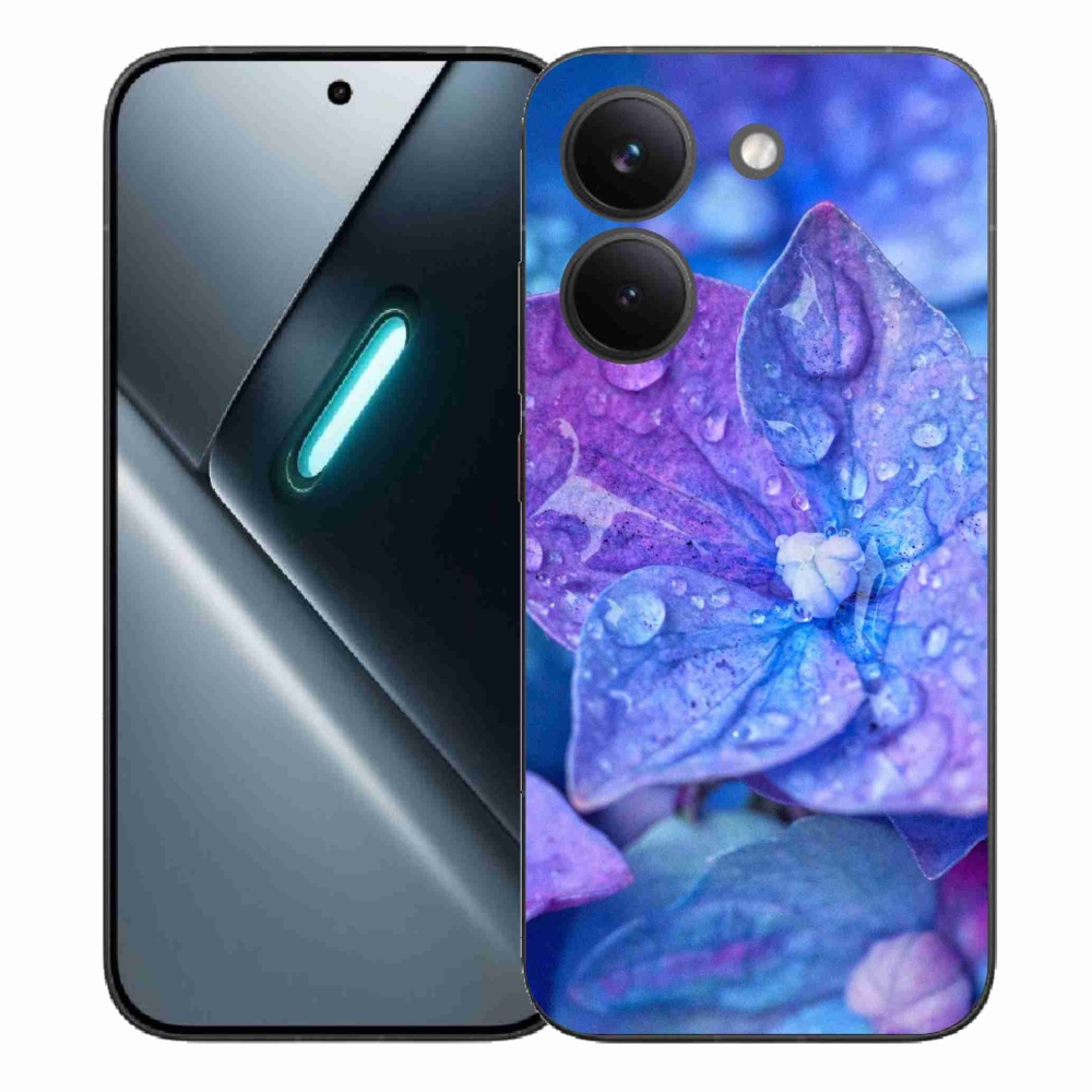 Gél borítás mmCase a Xiaomi Poco X8 Pro számára - lila virág