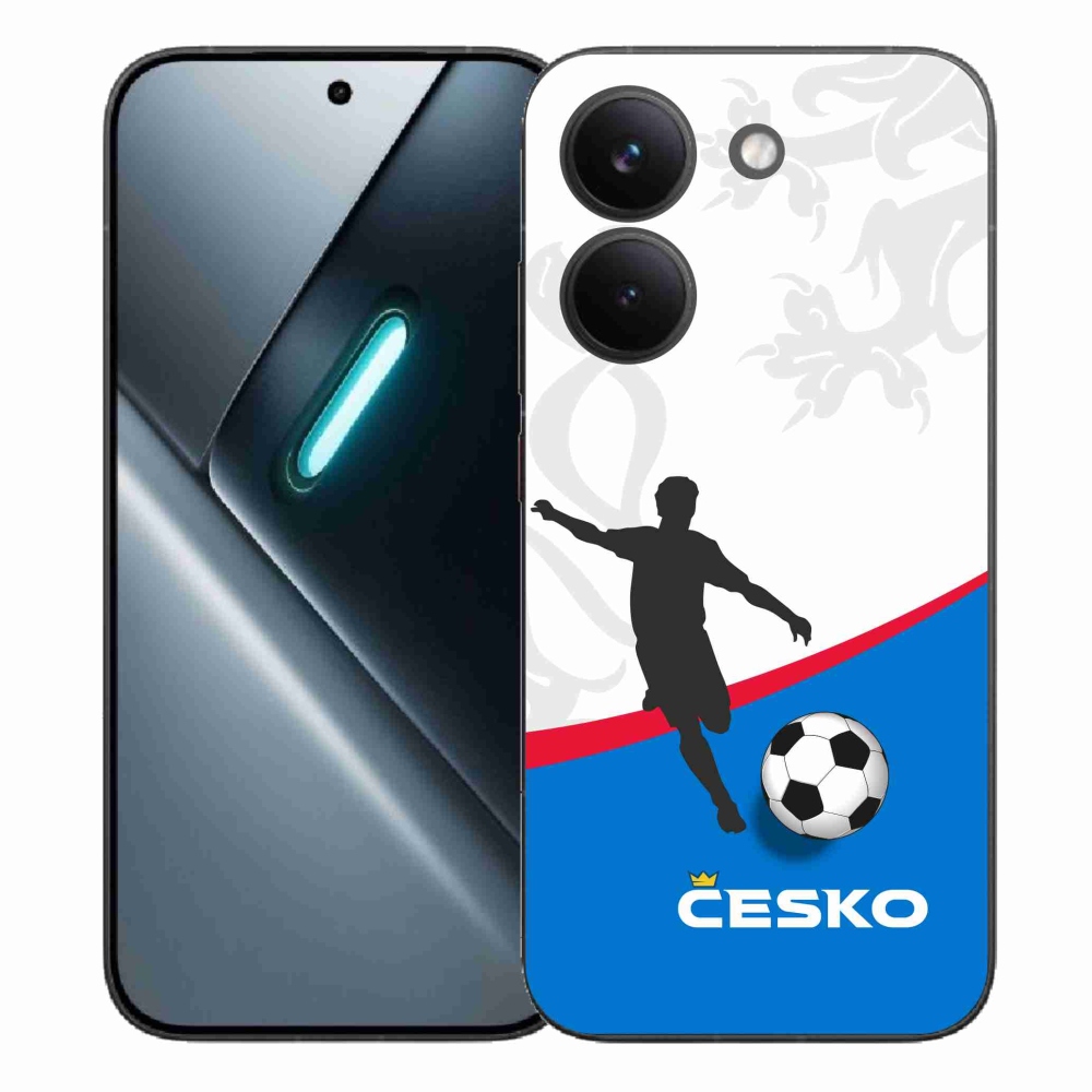 Gél borítás mmCase a Xiaomi Poco X8 Pro-hoz - futball Csehország 1