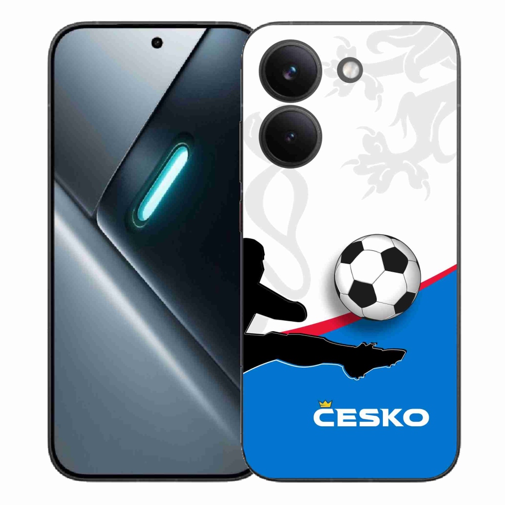 Gél borítás mmCase a Xiaomi Poco X8 Pro - futball Csehország 3