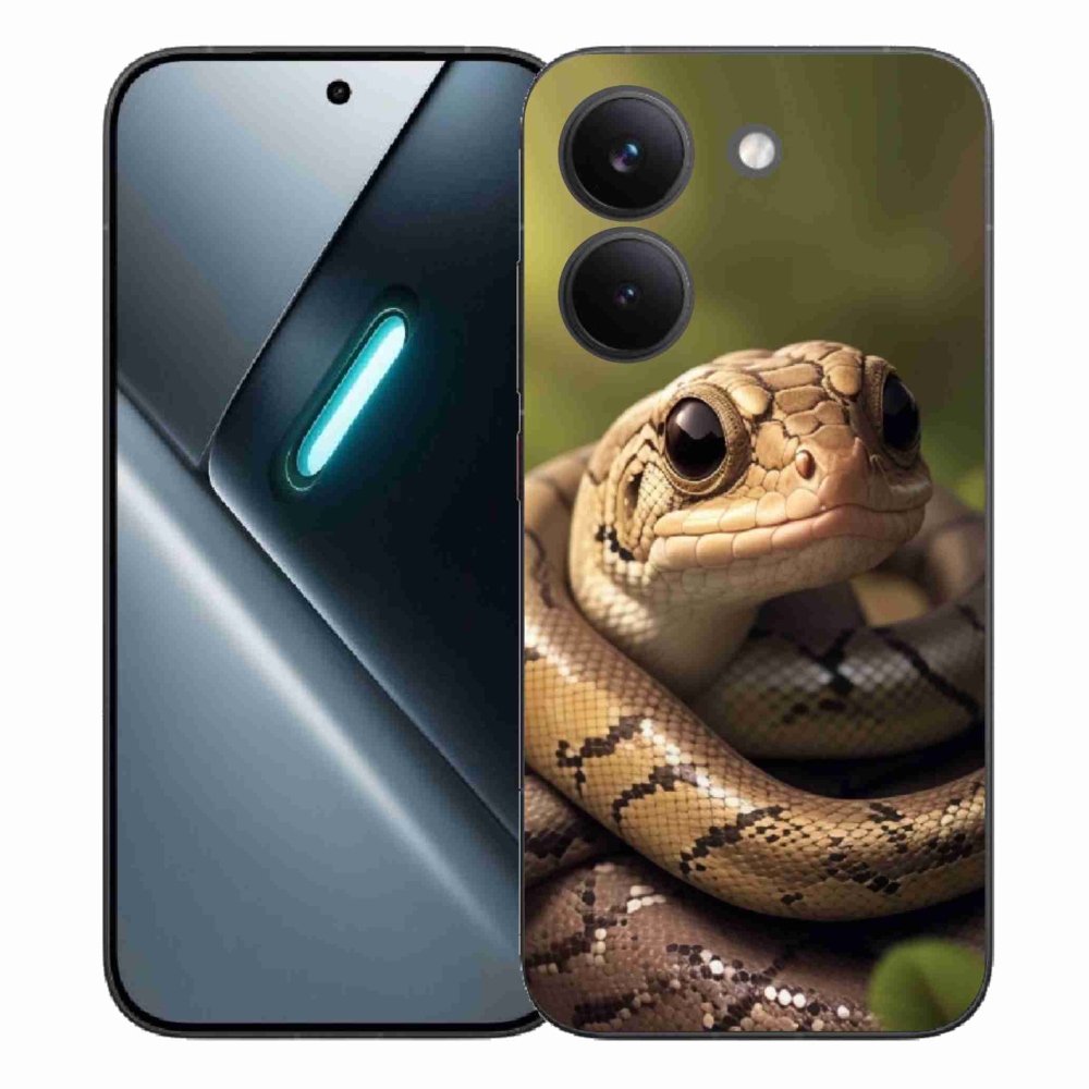 Gél borítás mmCase a Xiaomi Poco X8 Pro számára - kígyó 1