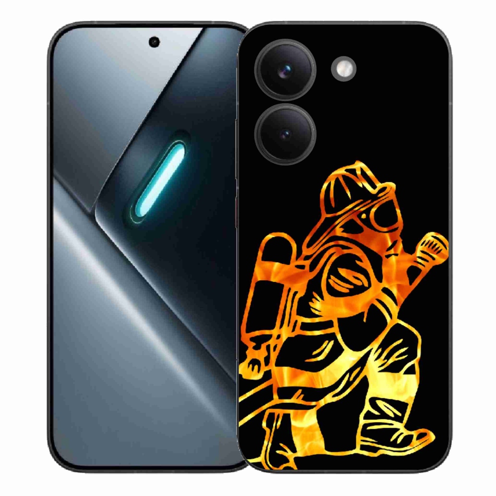 Gél borítás mmCase a Xiaomi Poco X8 Pro számára - tűzoltó 1