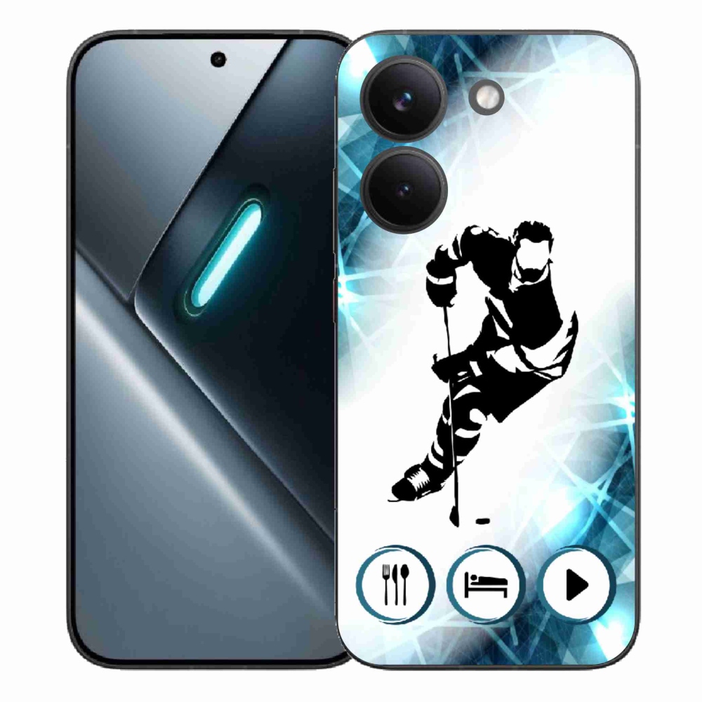 Gél borítás mmCase a Xiaomi Poco X8 Pro számára - jégkorong 1