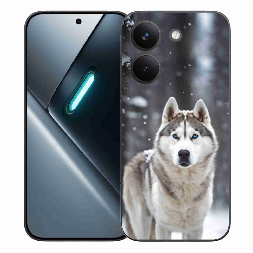 Gél borítás mmCase a Xiaomi Poco X8 Pro számára - husky 2
