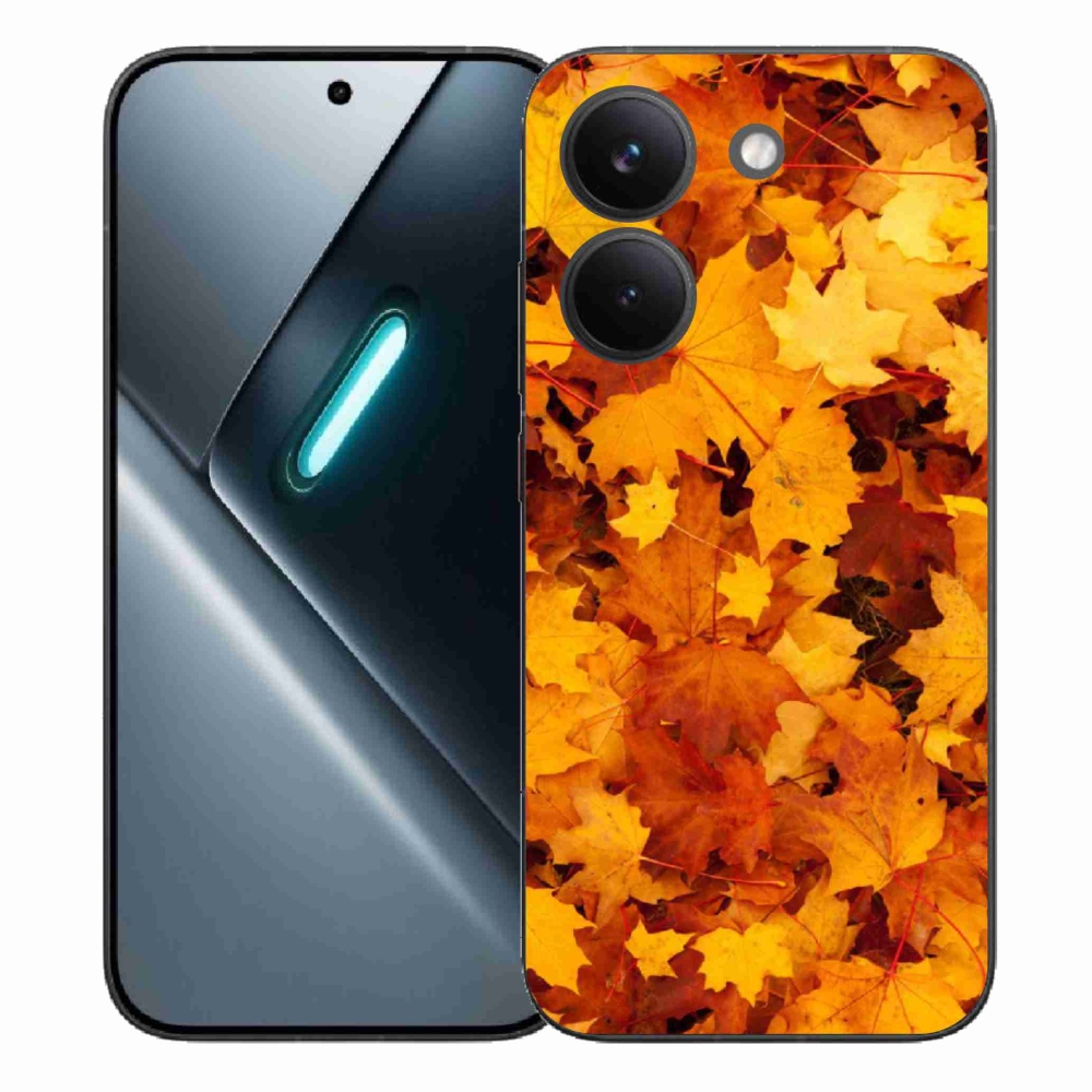 Gél borítás mmCase a Xiaomi Poco X8 Pro számára - juharlevelek