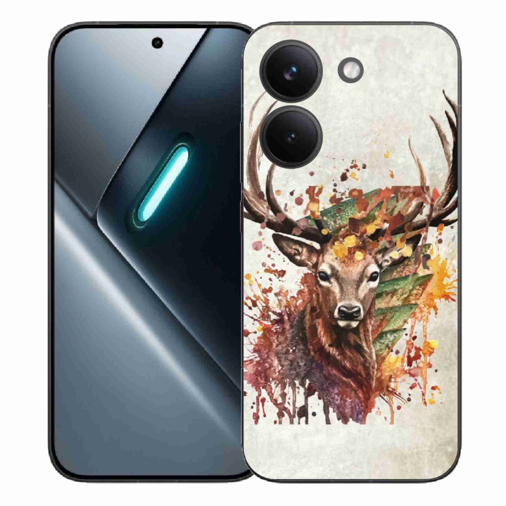 Gél borítás mmCase a Xiaomi Poco X8 Pro számára - szarvas 1