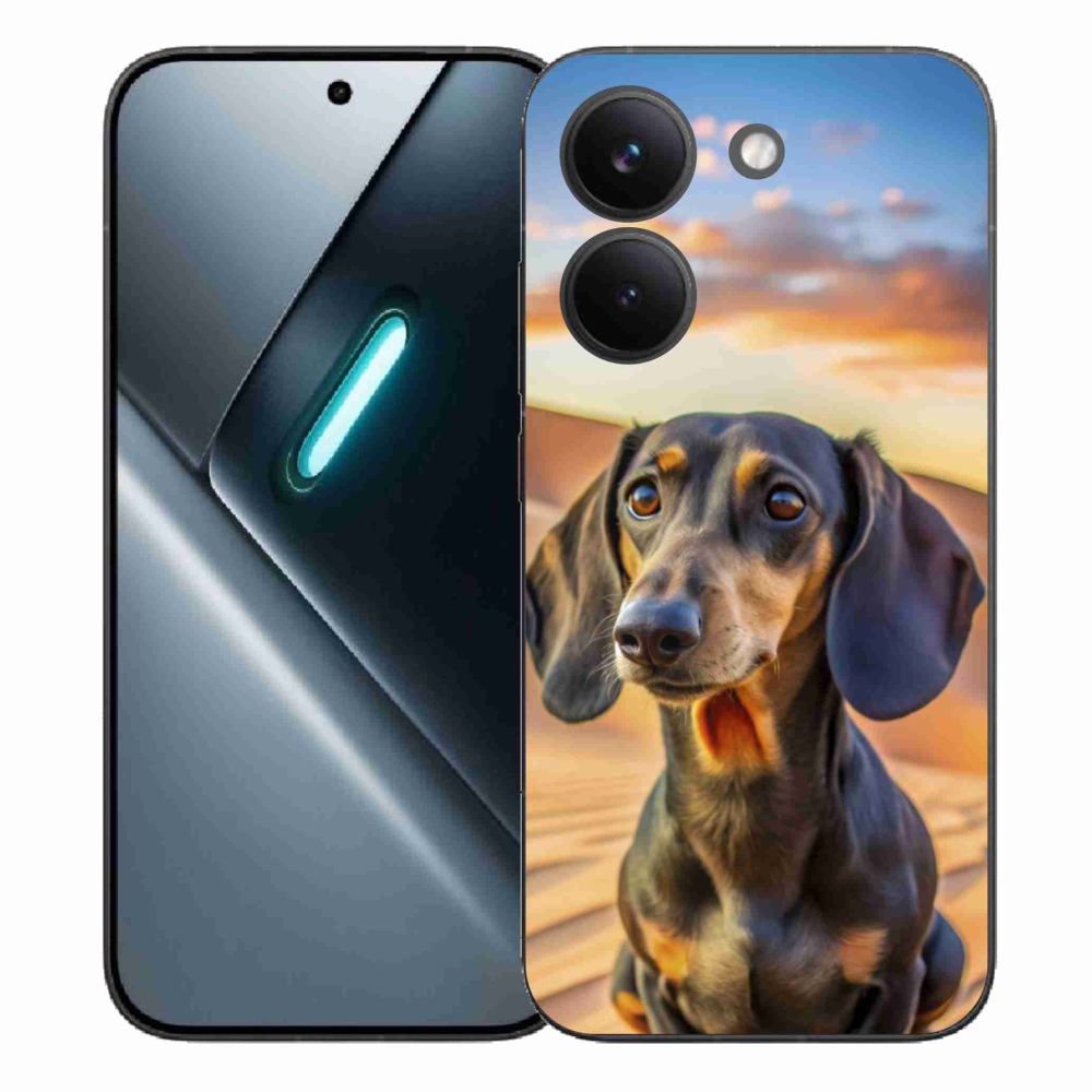 Gél borítás mmCase a Xiaomi Poco X8 Pro számára - tacskó 3