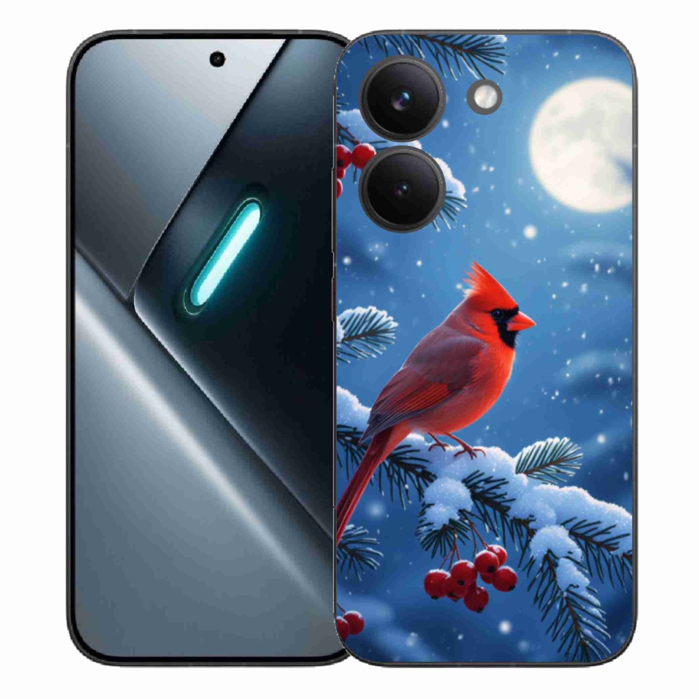 Gél borítás mmCase a Xiaomi Poco X8 Pro készülékhez - kardinálpiros színű