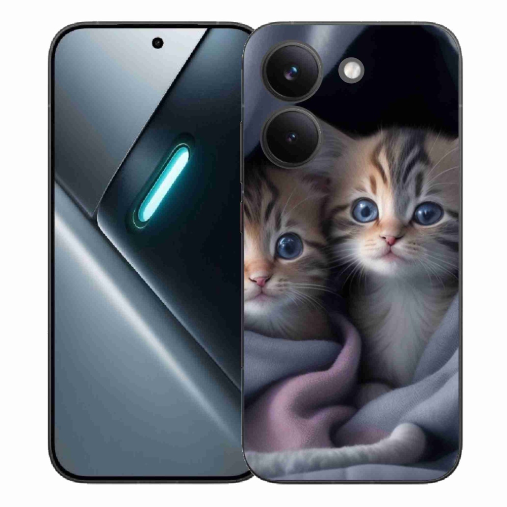 Gél borítás mmCase a Xiaomi Poco X8 Pro számára - cat duo 2