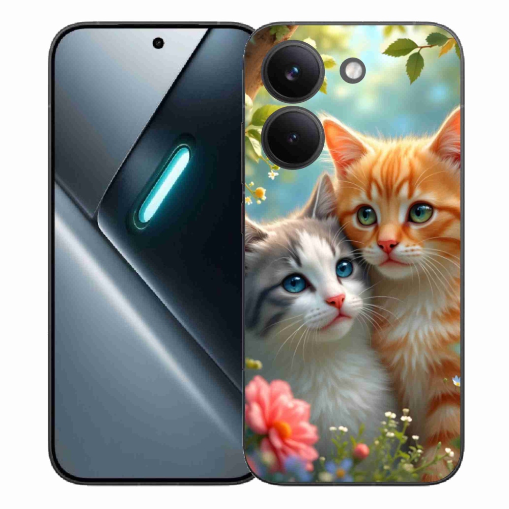 Gél borítás mmCase a Xiaomi Poco X8 Pro számára - macskaszerelem 2