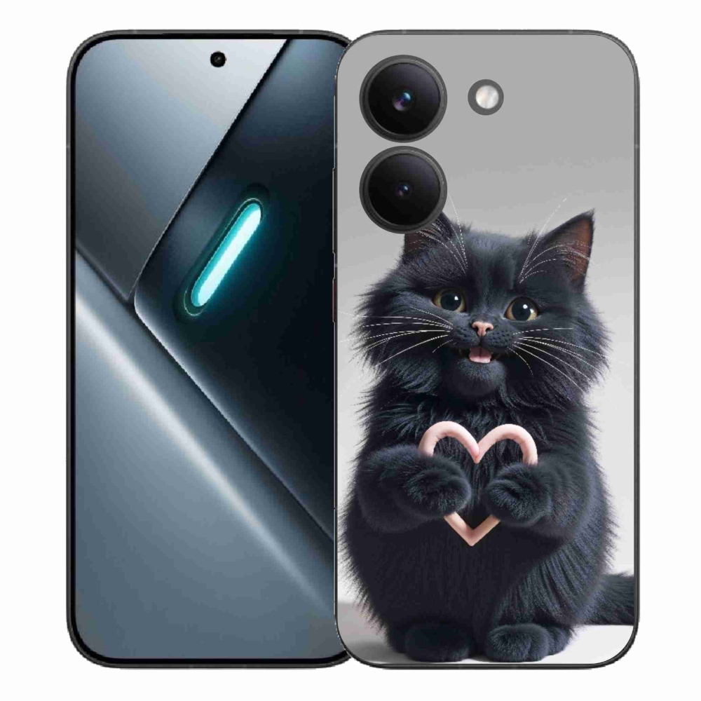 Gél borítás mmCase a Xiaomi Poco X8 Pro számára - macskaszerelem 3