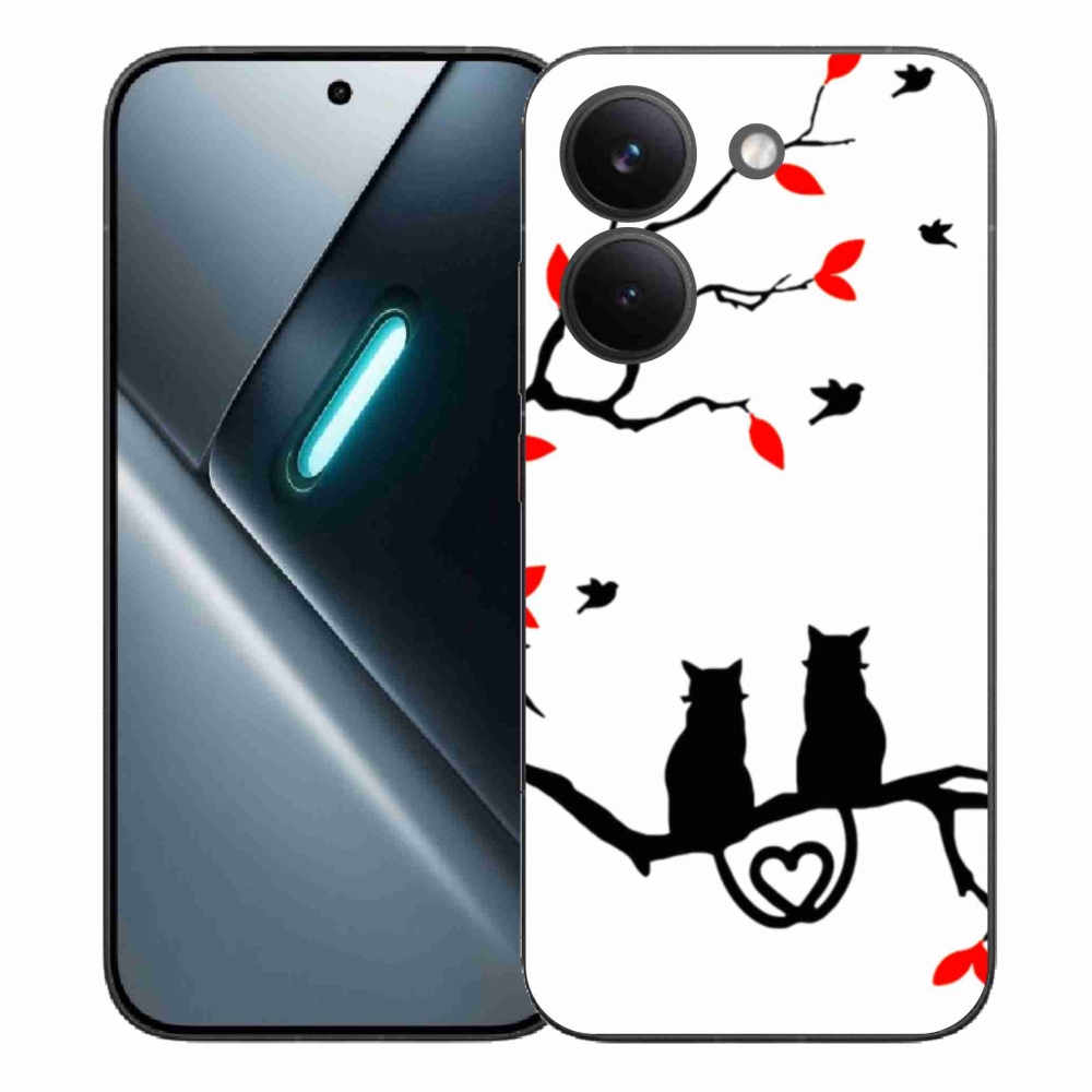 Gél borítás mmCase a Xiaomi Poco X8 Pro számára - macska szeretet