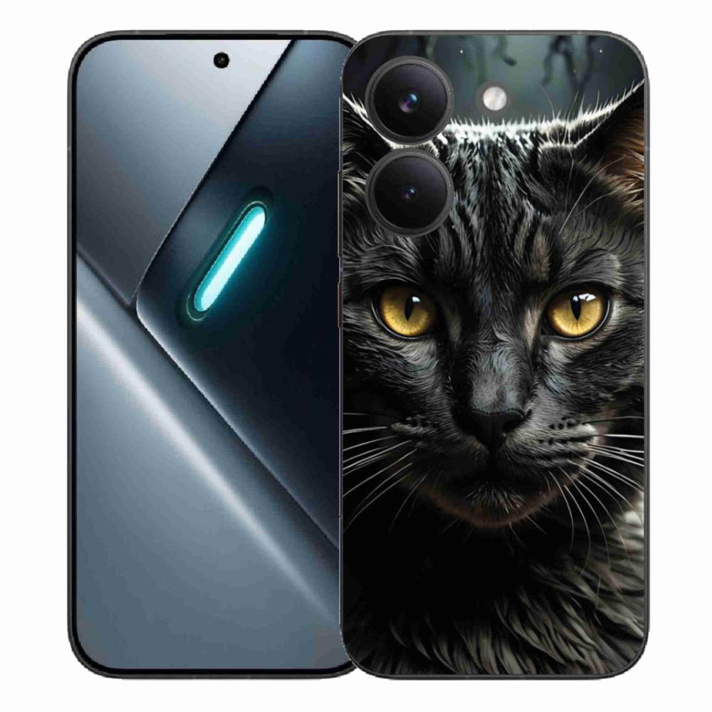 Gél borítás mmCase a Xiaomi Poco X8 Pro számára - macskaszem 3