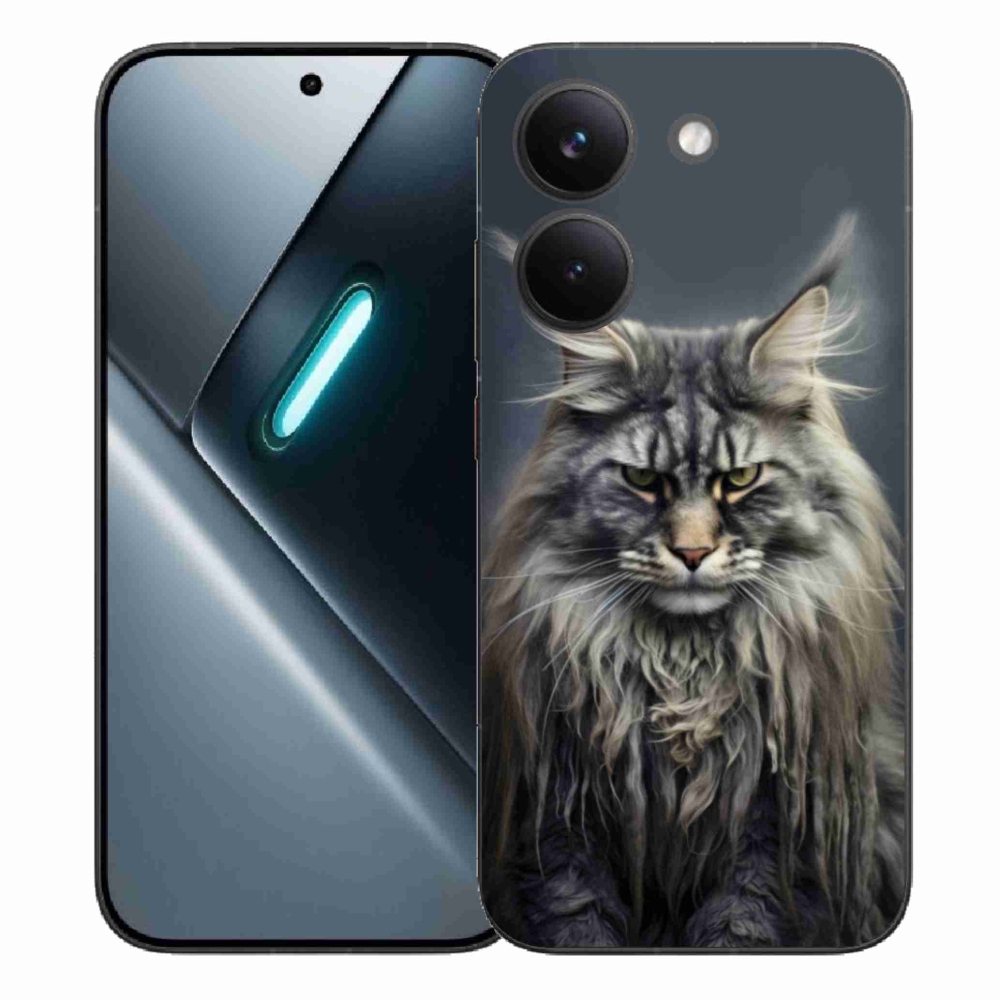 Gél borítás mmCase a Xiaomi Poco X8 Pro számára - macskaszem nézet 4