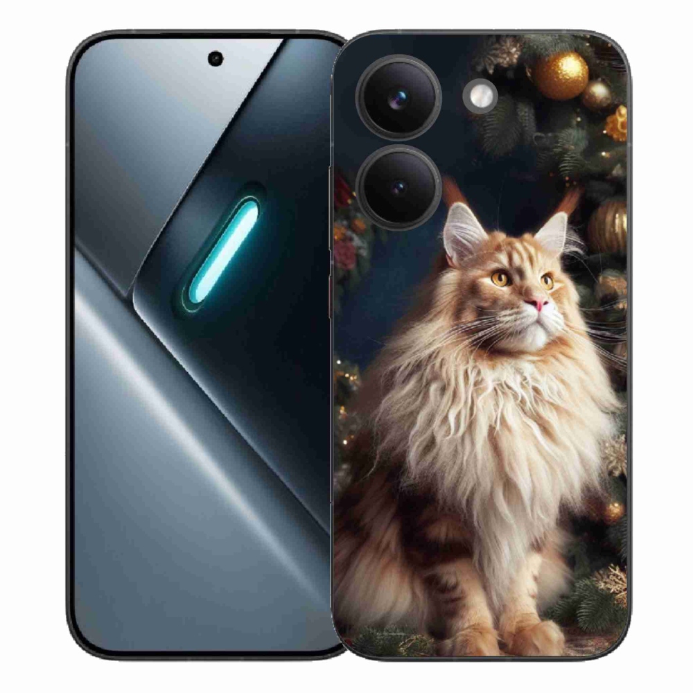 Gél borítás mmCase a Xiaomi Poco X8 Pro számára - macska a fánál