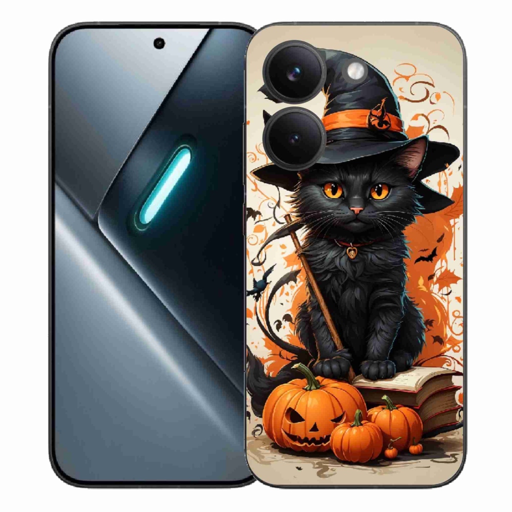 Gél borítás mmCase a Xiaomi Poco X8 Pro számára - macska varázsló