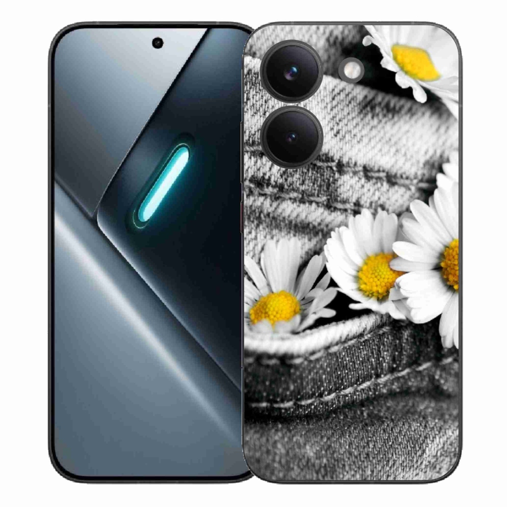 Gél borítás mmCase a Xiaomi Poco X8 Pro készülékhez - margaréták